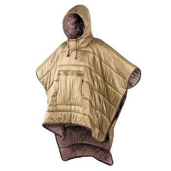 Фото Спальний мішок-пончо Naturehike NH18D010-P, Hollow cotton, бронзовий