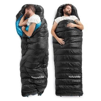 Фото Спальник з натуральним пухом Naturehike CWZ400 NH19W400-Z, (7°C), p-р L, жовтий