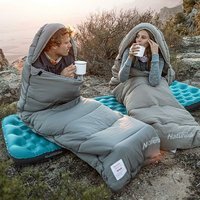 Спальник з капюшоном Naturehike M400 NH20MSD02, (1°C), лівий, зелений - фото 2