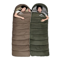 Спальник з капюшоном Naturehike U150 NH20MSD07, (11°C), лівий, коричневий - фото 1
