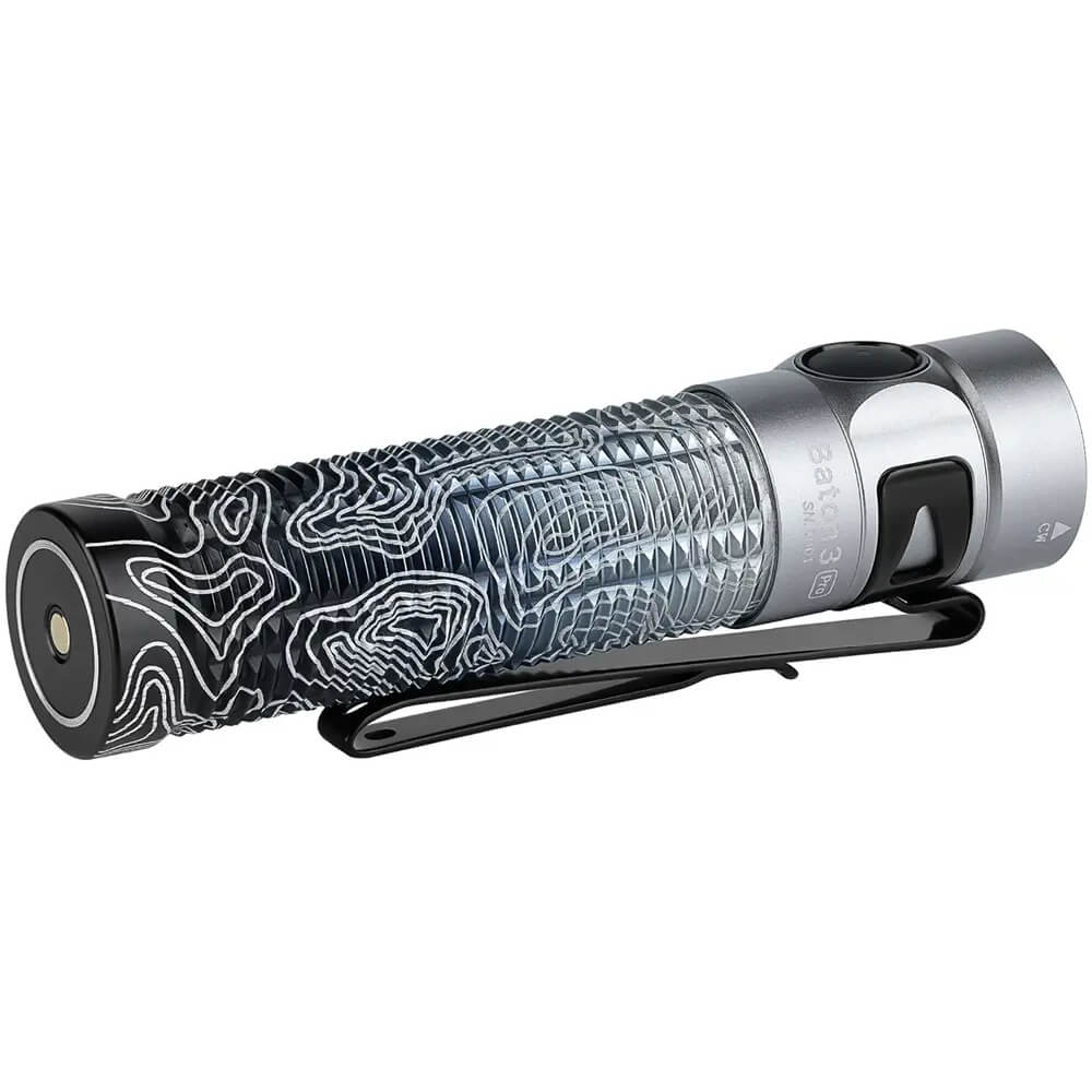 Фонарь Olight Baton 3 Pro Silver ridge - фото 2