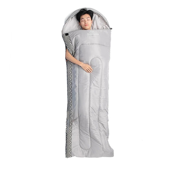 Фото Спальник з капюшоном Naturehike L250 NH21MSD07, (9°C), правий, сірий
