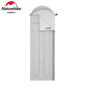 Фото Спальник з капюшоном Naturehike L250 NH21MSD07, (9°C), лівий, сірий