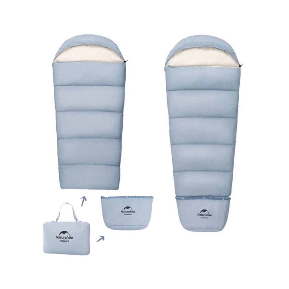 Спальник дитячий Naturehike С300 NH21MSD01, жовтий - фото 9