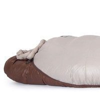 Спальник з натуральним пухом Naturehike Snowbird NH20YD001, p-р L, коричневий 720 г - фото 12