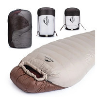 Спальник з натуральним пухом Naturehike Snowbird NH20YD001, p-р L, коричневий 720 г - фото 11