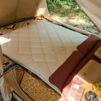 Спальний мішок Naturehike R350 CNH22SD005, бордовий/бежевий - фото 3