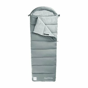 Фото Спальник з капюшоном Naturehike M400 NH20MSD02, (1°C), правий, сірий
