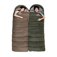 Спальник з капюшоном Naturehike U350S NH20MSD07, (-3°C), лівий, коричневий - фото 2