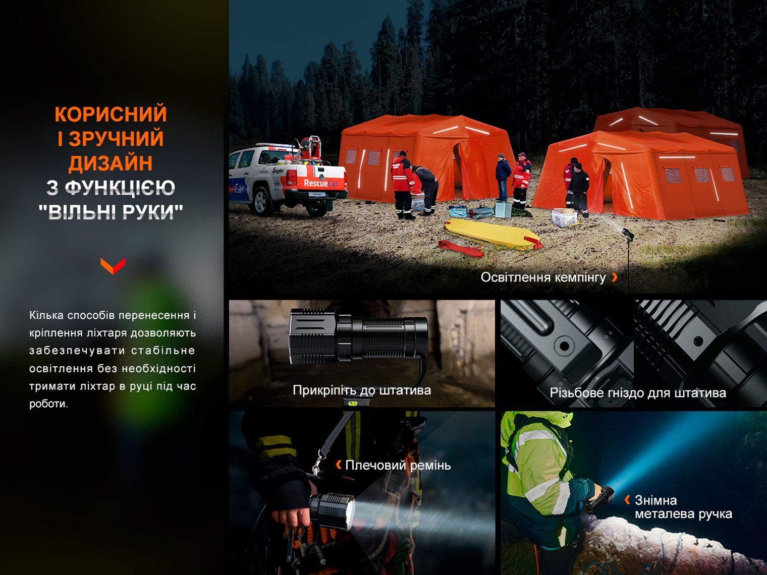 Ліхтар ручний Fenix LR60R - фото 6