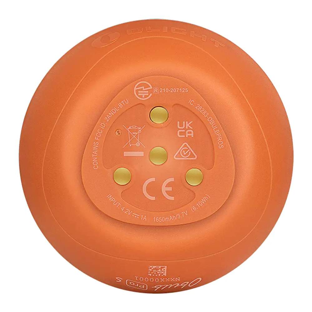 Кемпинговый фонарь Olight Obulb Pro S Orange - фото 3