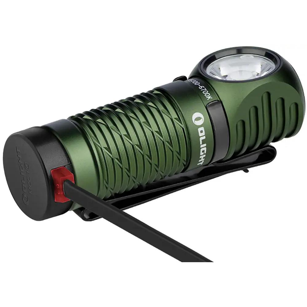 Налобный фонарь Olight Perun 2 Mini OD green - фото 7