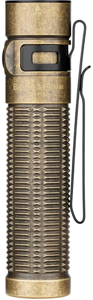 Фонарь Olight Baton 3 Pro Max Brass Stonewash 2370.43.87 - фото 3