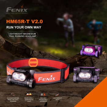 Фото Фонарь налобный Fenix ​​HM65R-T V2.0 темно-фиолетовый
