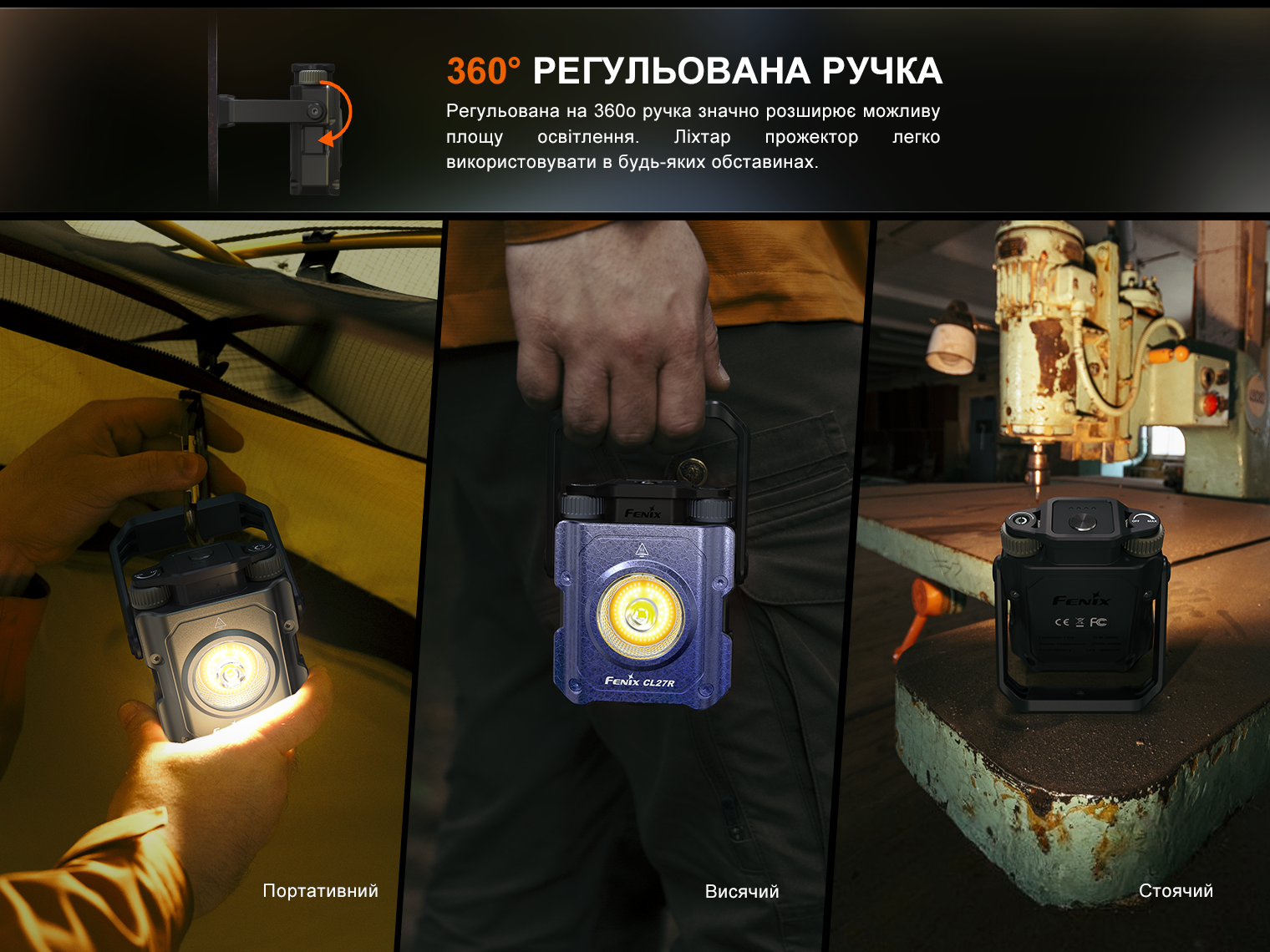 Фонарь прожектор Fenix ​​CL27R зеленый (1600 Лм) CL27R-Green - фото 22