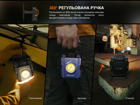 Фонарь прожектор Fenix ​​CL27R зеленый (1600 Лм) CL27R-Green - фото 22