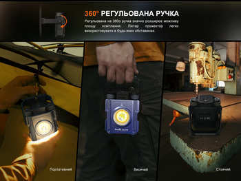 Фото Фонарь прожектор Fenix ​​CL27R темно-голубой (1600 Лм) CL27R-Blue