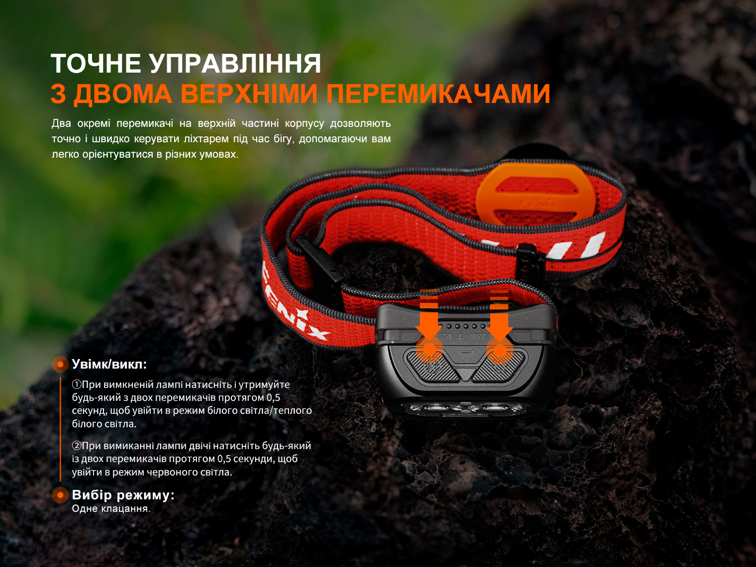 Фонарь налобный Fenix ​​HL18R-T V2.0 белый (800 Лм) HL18RT20W - фото 18