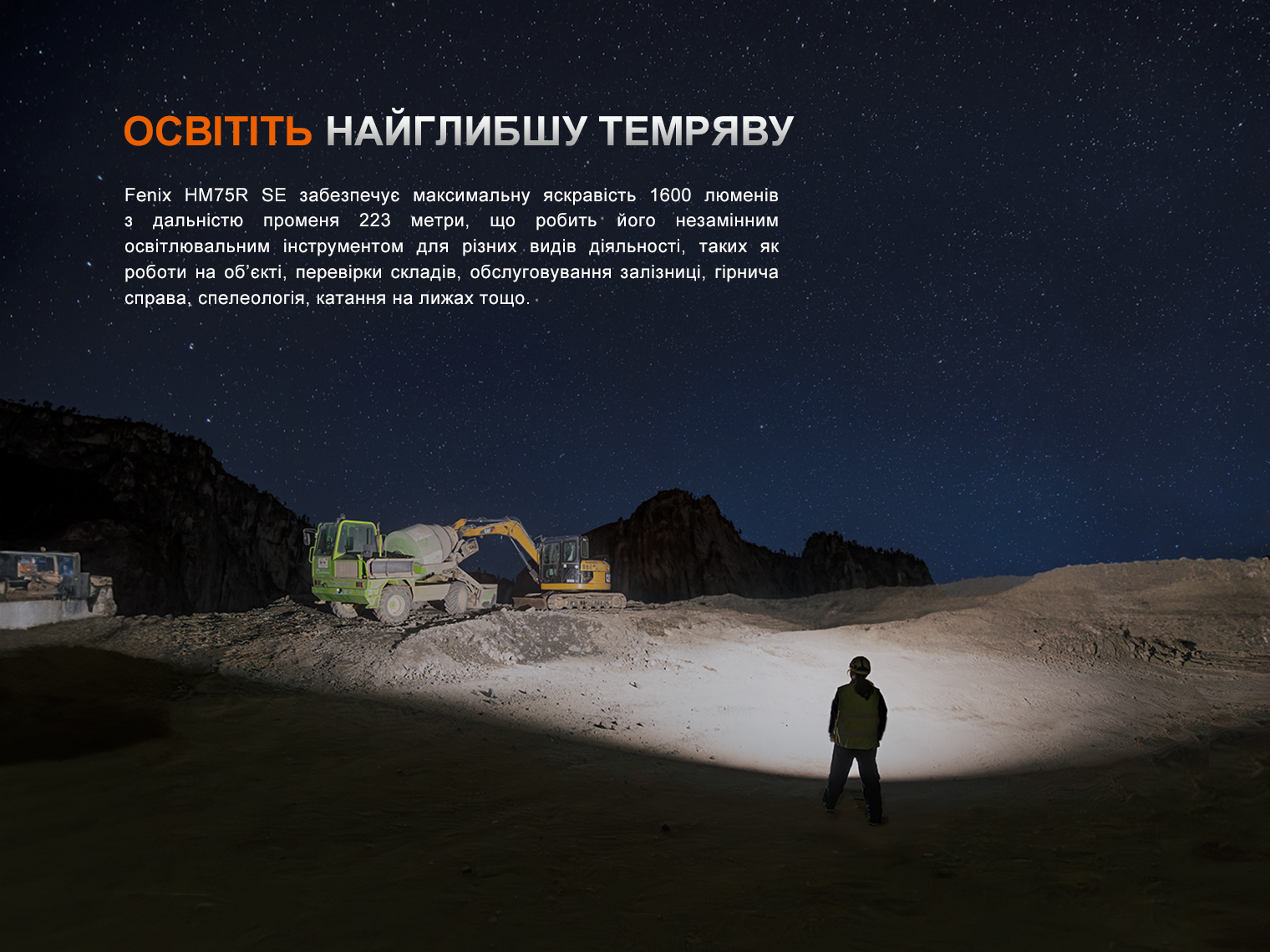 Фонарь налобный Fenix ​​HM75R SE 1600 Лм - фото 18